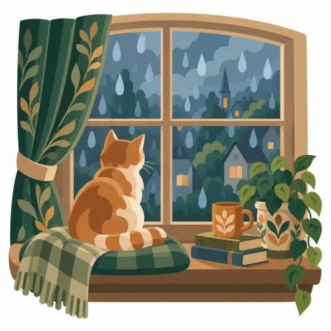 Watching the Rain