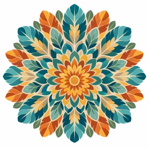 Feather Mandala