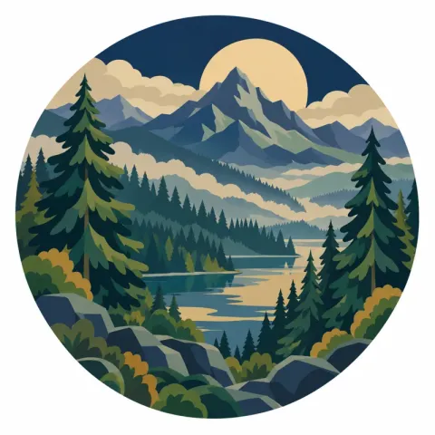Misty Forest
