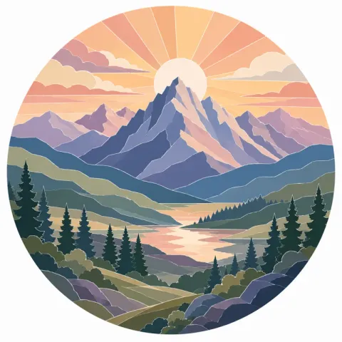 Mountains at Dawn
